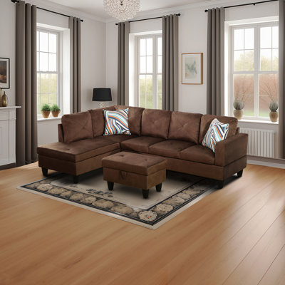 Museville Upholstered L-Shaped Sectional Left Hand Facing