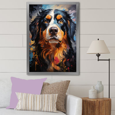 Bernese Mountain Majesty sur toile