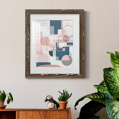 Modern Geo - Cadre photo, reproduction d'art sur papier