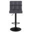 Deristin Swivel Upholstered Adjustable Height Counter Stool with Metal Frame-1711429608