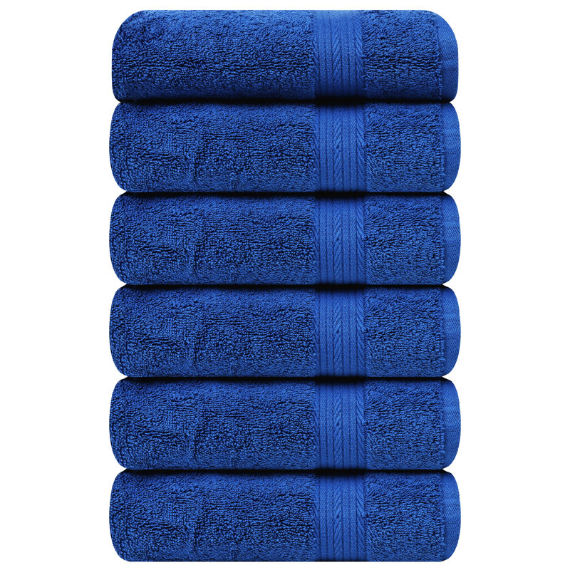 Hand Towels Quick Drying 100% Cotton 600 GSM, Navy