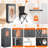 Portable Steam Sauna Box For Home   15 Temperature Levels, 1200W 3L Tank With Folding Chair, Compact Indoor Sauna For Muscle Relief & Relaxation