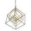 Lustre géométrique unique à 6 lumières Goulart-32059673
