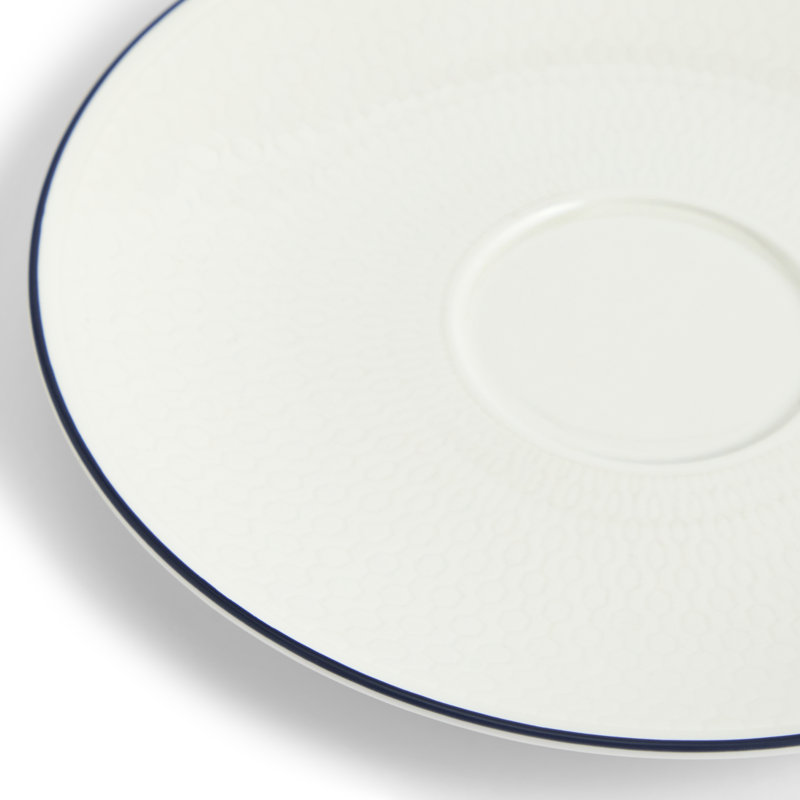Wedgwood Gio Teacup & Saucer 8.7floz Blue Line