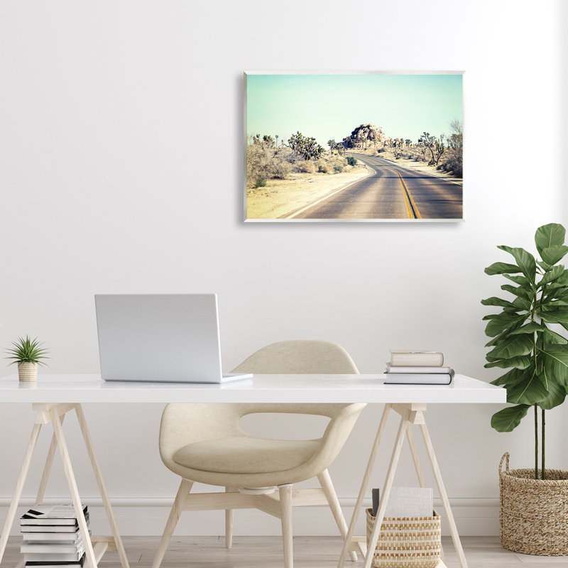Road Road, plaque murale Joshua Tree Park, design par Joseph S Giacalone, H 13 po x l 19 po
