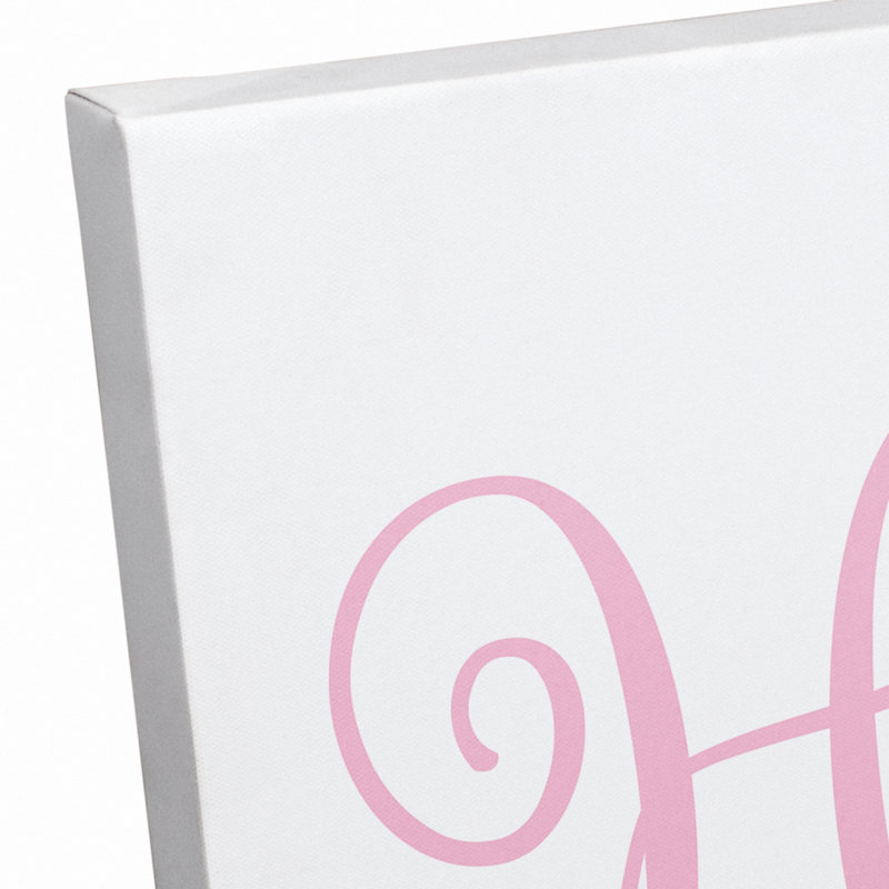 Décoration murale Bruning Hello Sunshine Kids, H 12 po x l 36 po x P 1,25 po, Rose, Toile tendue