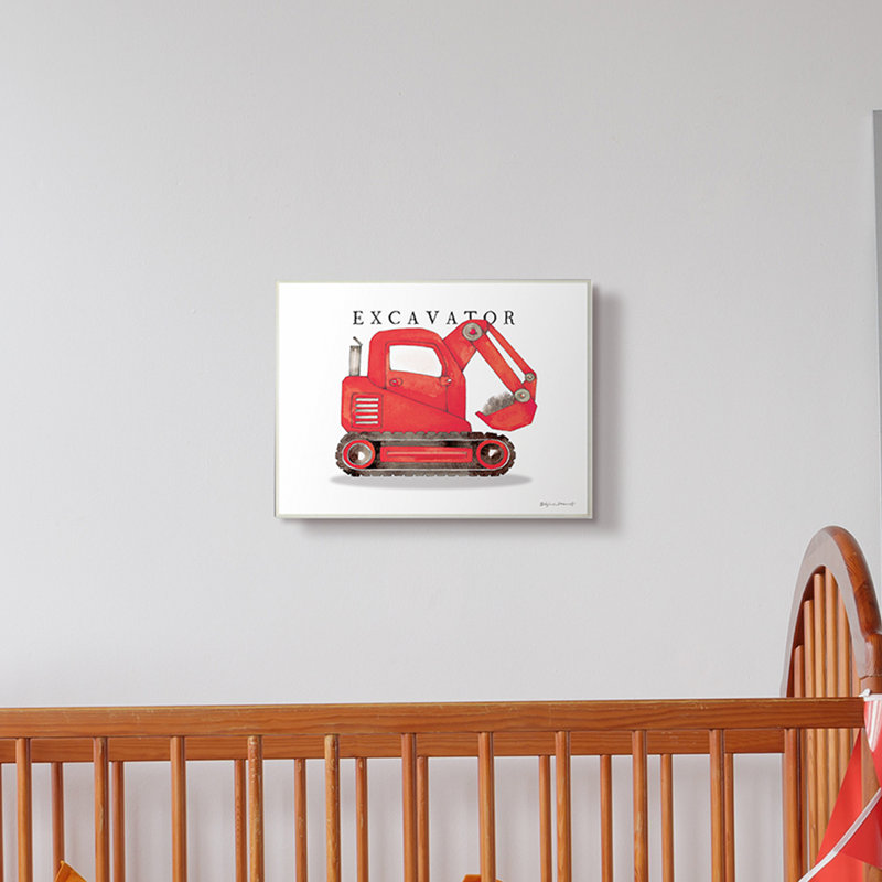 Art de véhicule de construction traditionnel Swanger Hillview, Plaque murale, H 10 po x l 15 po x P 0,5 po