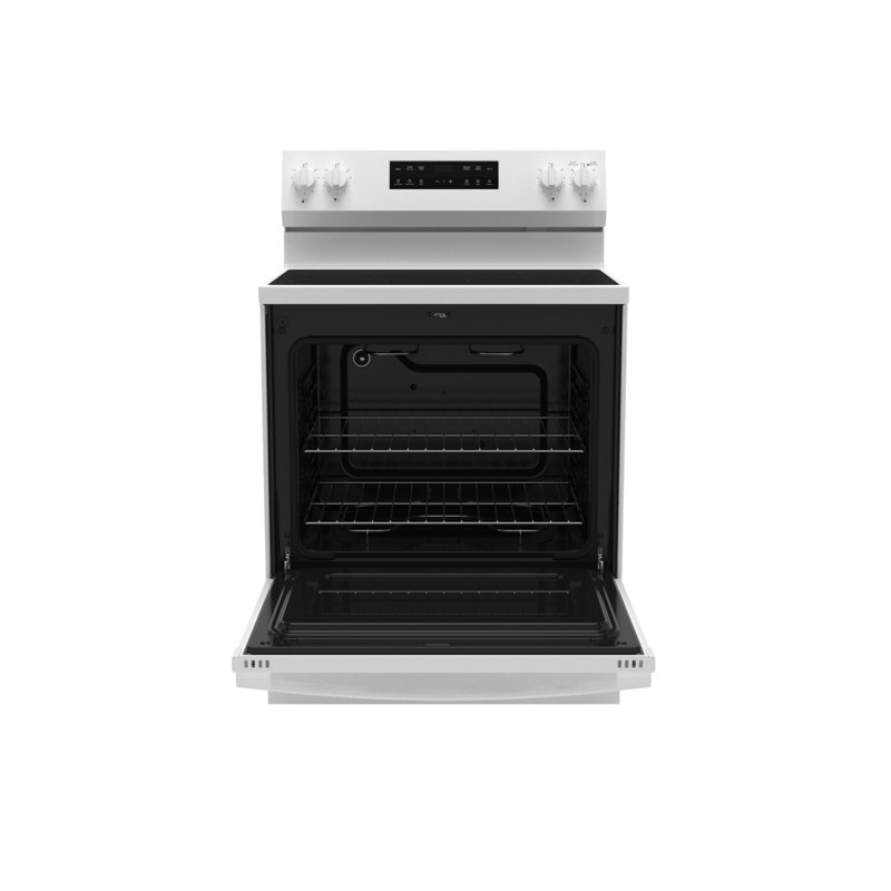 GE 30" Free-Standing Electric Range, White