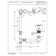 25" Tip-Toe Bathtub Leg Drain Assembly with No-Hole Overflow on Adjustable Ball Joint