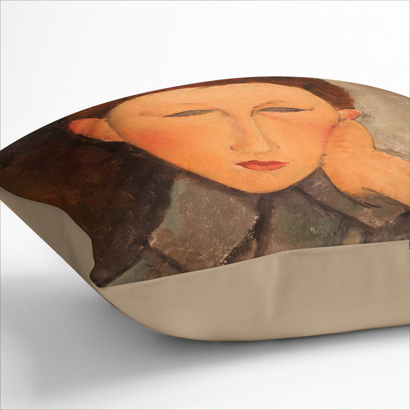 Boy Square Throw Cushion, Stone, 55cm H x 55cm W x 20cm D