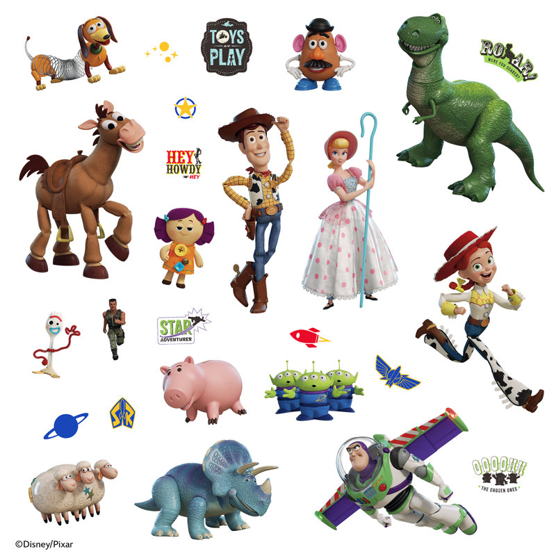 Disney Toy Story Characters Wall Decals