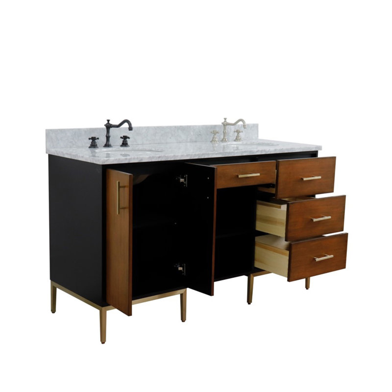 Ensemble de meuble-lavabo double 61 po Jerremy