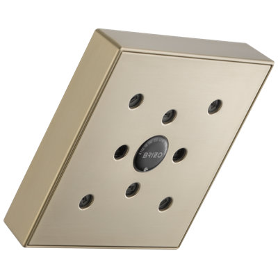 Siderna® Square Raincan Showerhead with H2OKinetic® Technology