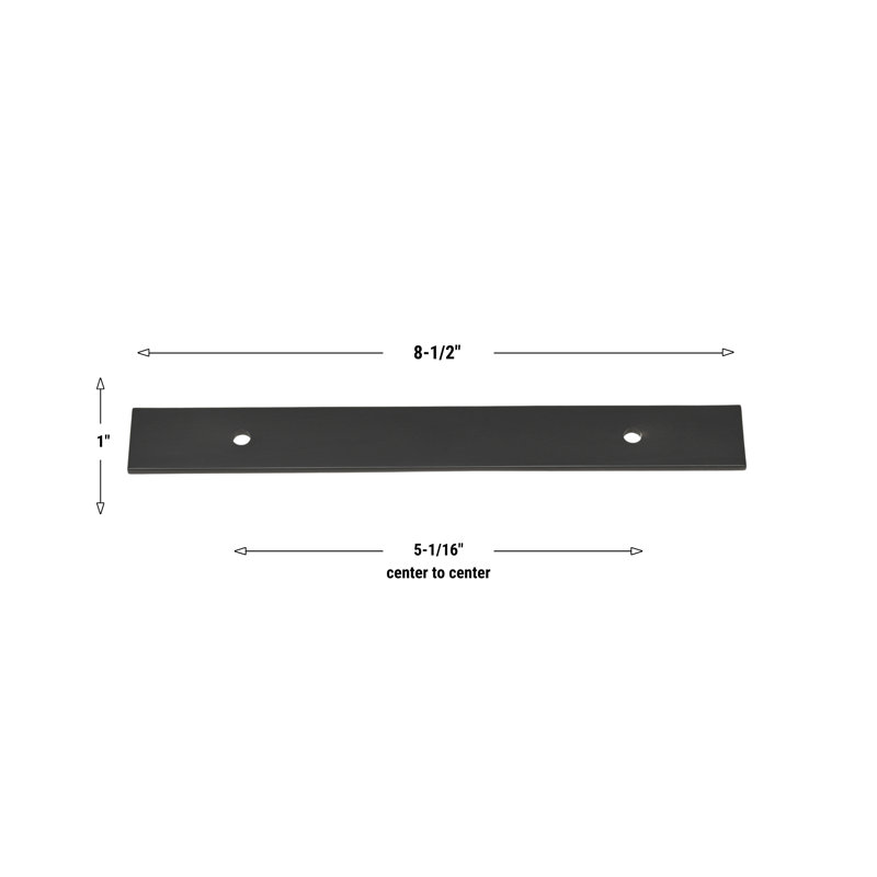 Bar pull 10 8342-128, Matte Black
