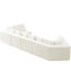 Tissu en chenille beige modulaire de 151,6 po, 5 sièges, 11 coussins, sans assemblage, confort de style nuage, conception polyvalente de la chaise artistique