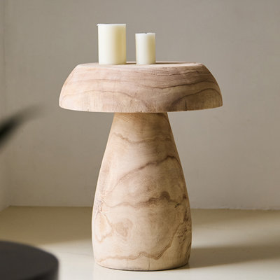 Modern Solid Wood End Table