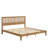 Malinda Mission Style King Panel Bed-1144734000