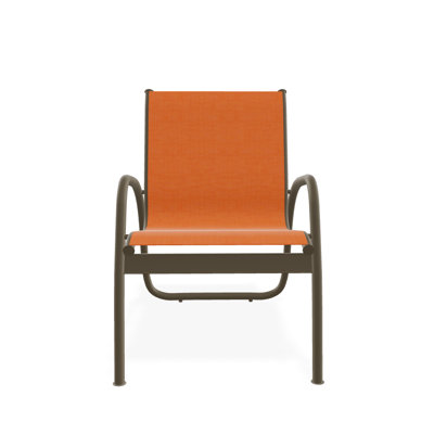 Premium All-Weather Wicker Outdoor Stacking Dining Armchair with Cushion
