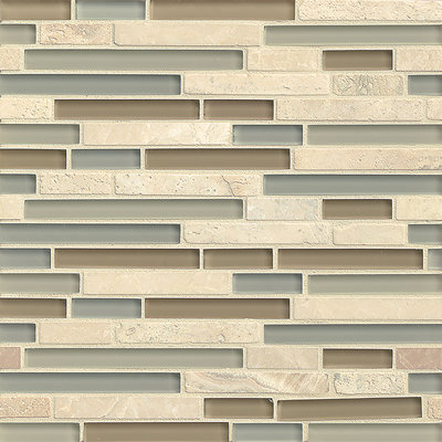 Eclipse Glass Linear Mosaic Wall Tile