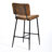 Chelsei 26" Upholstered Leather Bar Stool for Kitchen Bistro Pub Modern Bar Chair with Metal Base-1590581105-1590627553