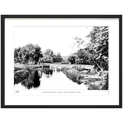 Whitchurch, From The Bridge 1890 by Francis Frith - Single Picture Frame Print