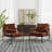 Eisenman 27.09'' W Leather Upholstered Accent Armchair-162999971