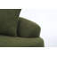 Canapé à compression, style moderne courbé pour petits espaces et appartements, chenille 30D sans assemblage, 3 coussins décoratifs