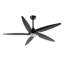 Chanille 5-Blade Solid Wood Ceiling Fan with LED Light and Remote Control-1492052470-1492052468-1492052466