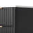 82.6" Fluted Kitchen Island With Extendable Dining Table For 4-6, Island Table For Kitchen With Power Outlet, Kitchen Table With Double-Side Storage, 2 Drawers 2 Side Open Shelves, Black-177710777