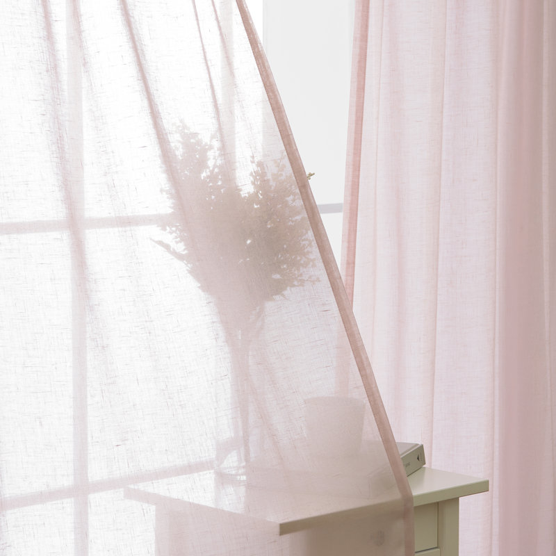 Rideau semi-transparent Tenggarong, Rose