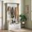 3-In-1 Entryway Hall Tree with Storage Bench, Coat Rack with Five Hooks-1784080083