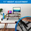 Convertisseur de bureau avec bureau 38 "Mount-It, brun