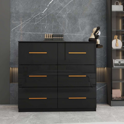 120 cm W Chest of 6 Drawers