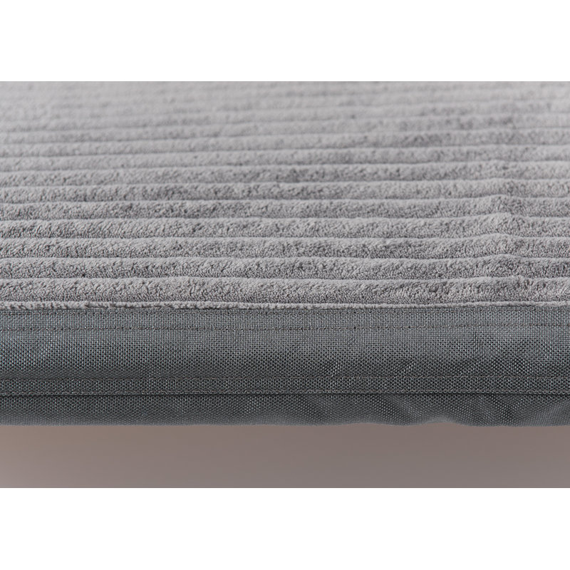 Coussin de coyote caisse Shearin, Fumée, Petit (l 19 po x P 30 po x H 2,5 po)