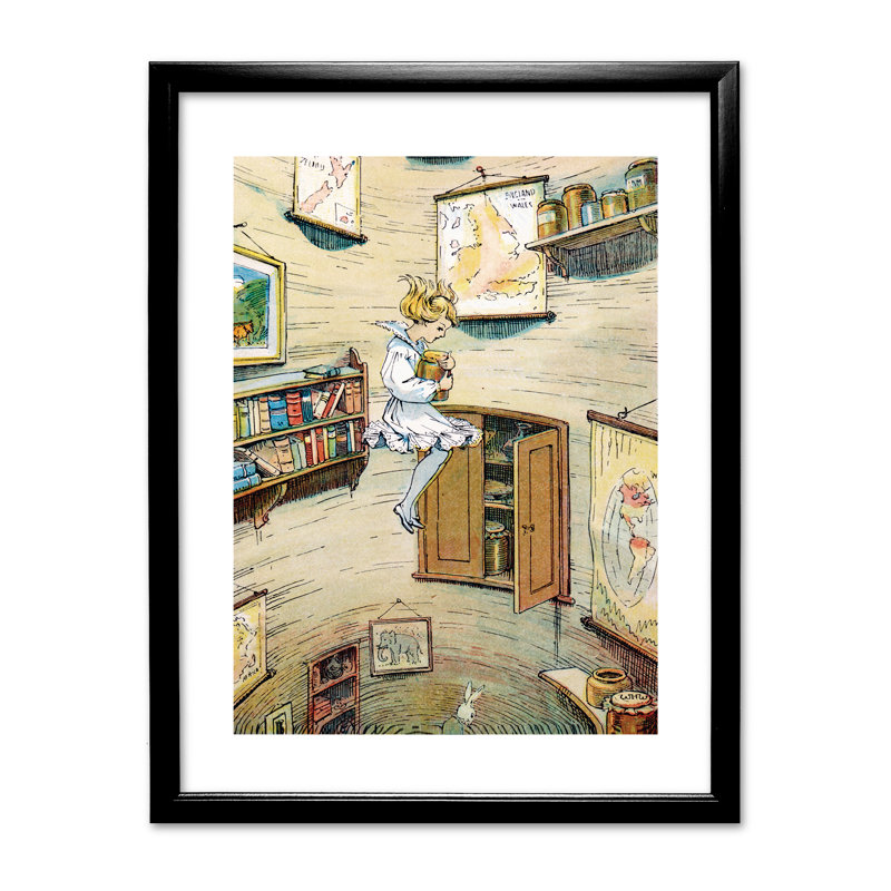 Single Picture Frame Print, Black