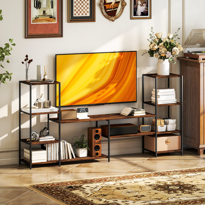 Unfinished TV Stand, 93" H x 192" W x 33" D