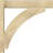 8"W x 24"D x 32"H Thorton Block Rough Sawn Outlooker, Douglas Fir-114012276-114012280