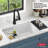 DELTA Everest™ 29" L Granite Composite Workstation Kitchen Sink Undermount Single Bowl with WorkFlow™ Ledge-68728772