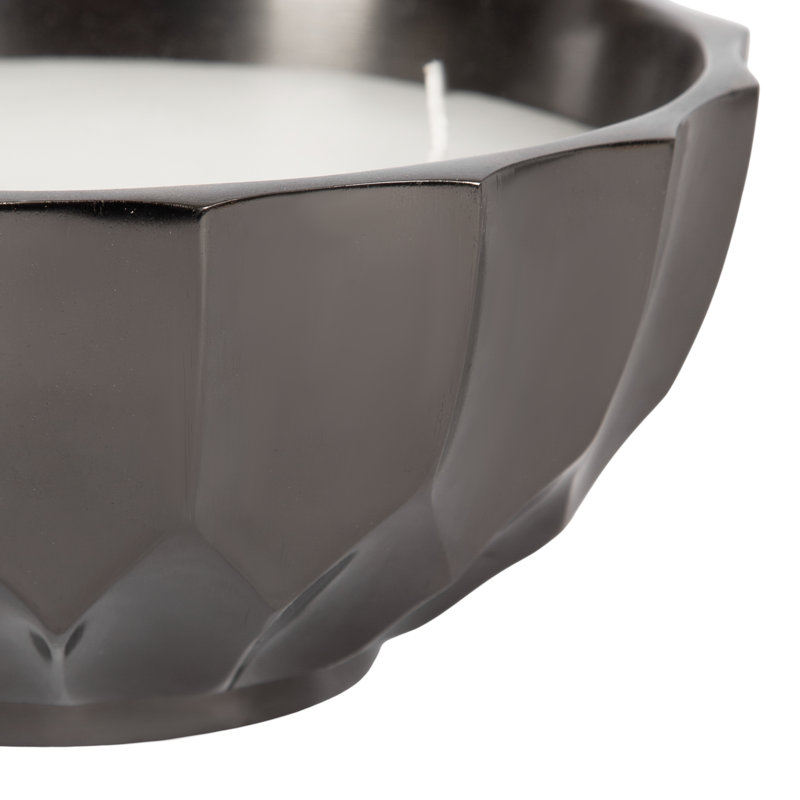 Kamdyn Round Three-Wick Unscented Candle Bowl