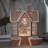 Water Lantern Ginger Bread House Battery Operated with Timer