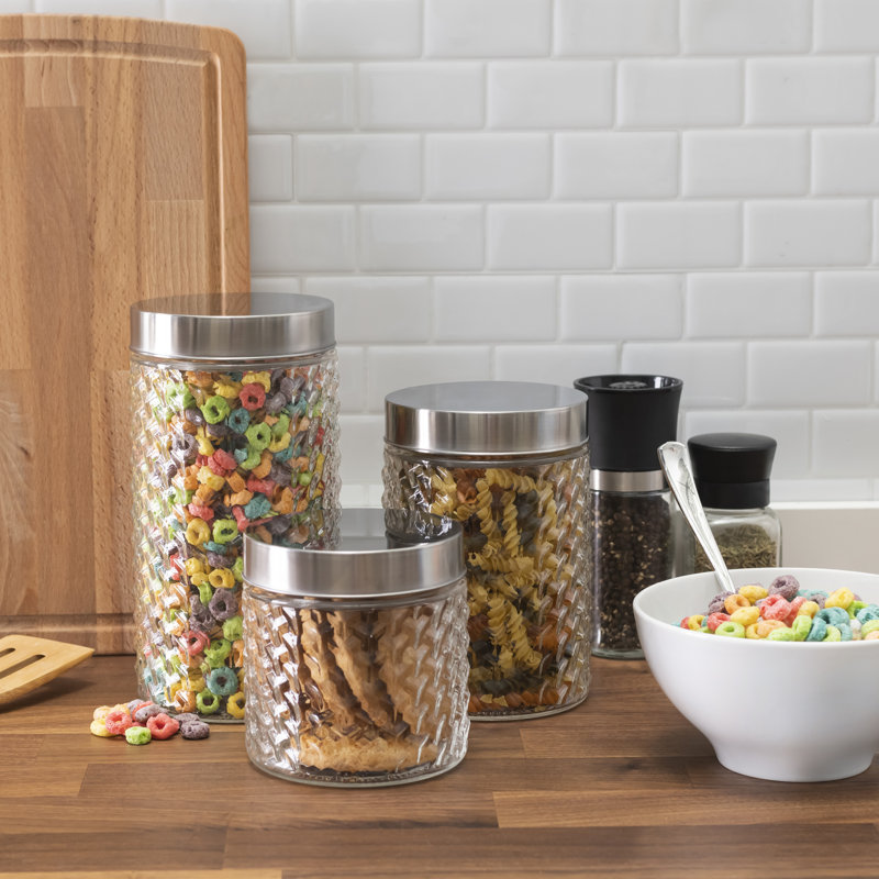 Glass Canister - Set of 3