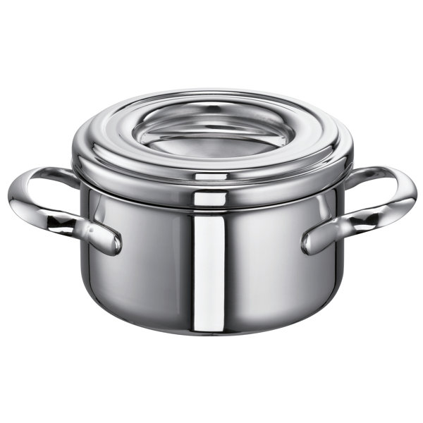VIVOHOME Edelstahl Tempura-Bratentopf, 23,9 Cm – Ideal Für Frittierte Speisen