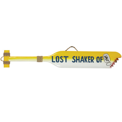 Lost Shaker Of Salt Paddle Wall Décor By RAM Game Room