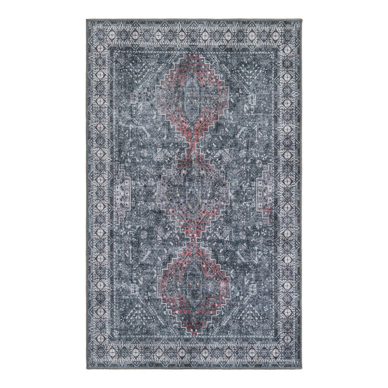 Meguel Performance Chenille Geometric Indoor Rug, Rectangle 3'6" x 5'6"