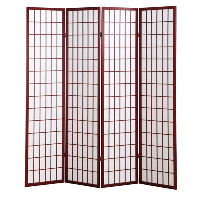 4 Panel Oriental Shoji Screen / Room Divider