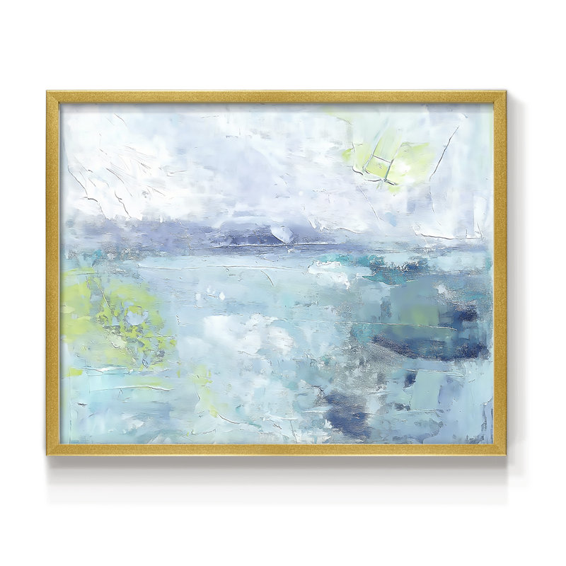 Abstract Series-LXXI -Framed Print - Restickable, 22" H x 28" W