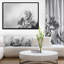 «Black and White Rose in Spring». Reproduction de photo sur toile tendue-26693861