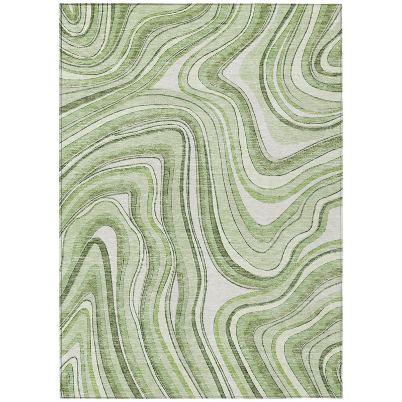 Tapis tissé à la machine HomeRoots