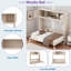 Lit escamotable avec 2 armoires de rangement et tablette ouverte Murphy-1731661021