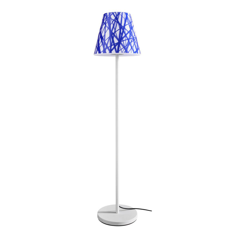 Swap 150cm White Traditional Floor Lamp Set